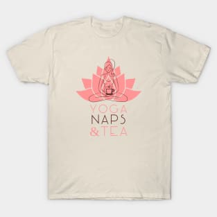 Yoga Naps Tea T-Shirt